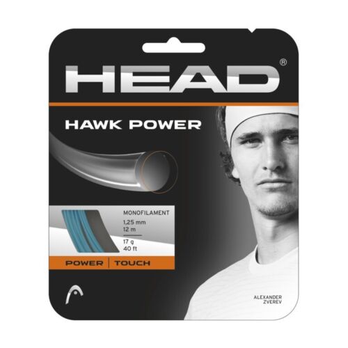 HEAD Hawk Power Tennissaite - 1,25 mm - 12 m - petrol blau - NEU - Bild 1 von 5