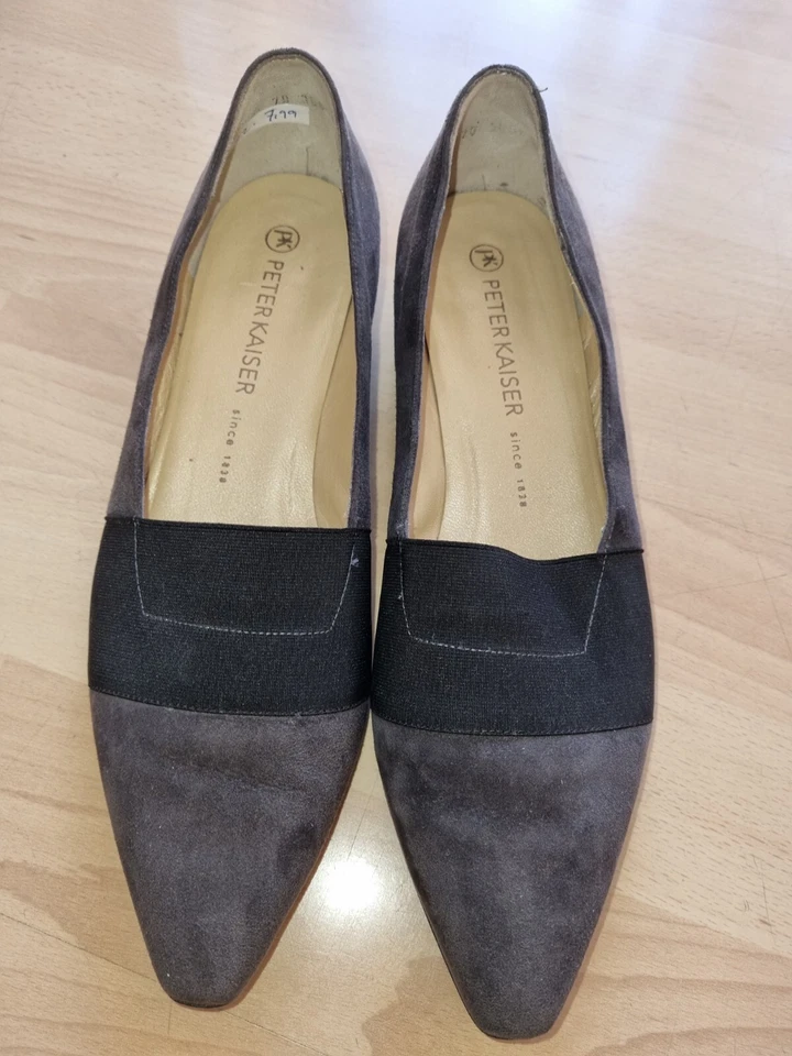 Peter Kaiser Damen Halbschuhe Comfortschuhe Braun Schwarz Gr.39 UK 6 - Bild 1 von 4