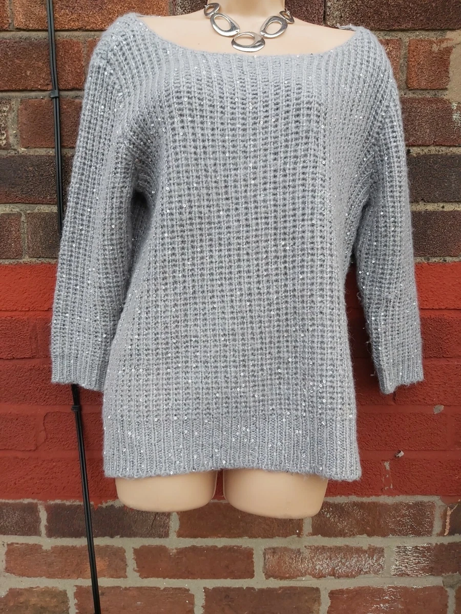 Oasis grey sparkle clearance jumper