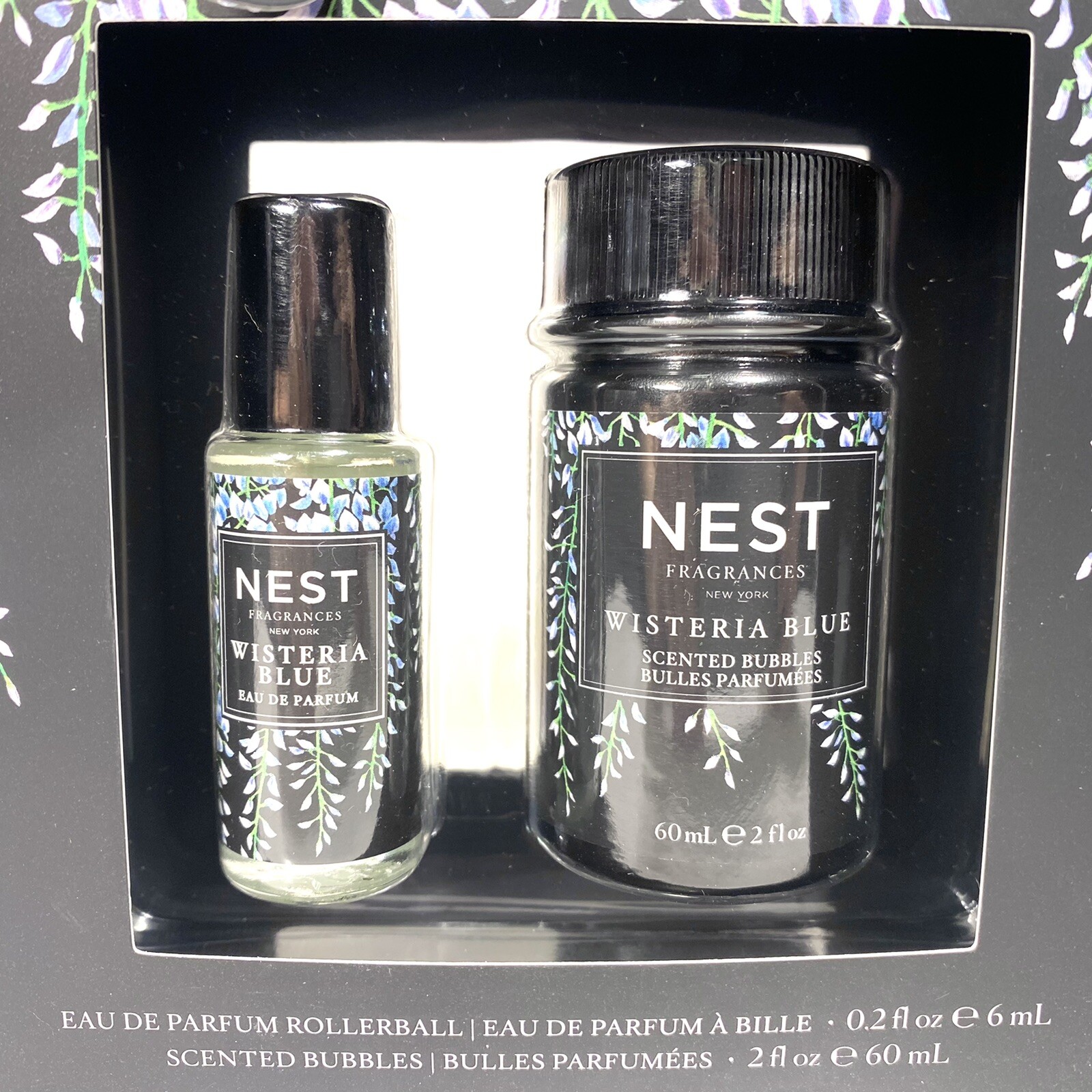 Nest Fragrances Wisteria Blue Eau De Parfum & Scented Bubble Bath for