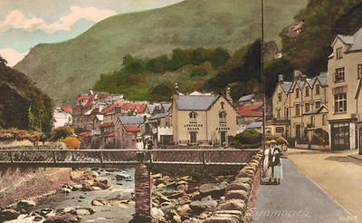 Lynmouth,U.K.Village Scene,Lunch & Tea Room,Devon,c.1909