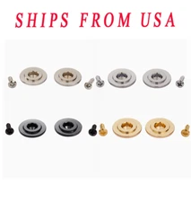 2x Stainless Steel Round Bass String Guides Retainers for Precision/Jazz Bass