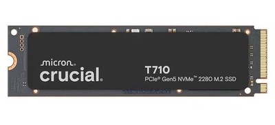 Crucial T710 PCIe Gen5 NVMe 4TB SSD, Up to 14,900 MB/s, Laptop Desktop Compatibl