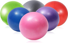 Mini Yoga Balls 9 Inch Exercise Pilates Therapy Balance Barre Equipment for Home