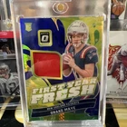 2025 Panini Donruss Optic Drake Maye First Year Fresh #FYF-DME Patch RC