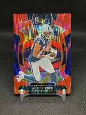 2025 Panini Select Concourse Alec Pierce #32 Red Shock /249 Indianapolis Colts