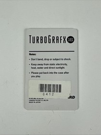 Legendary Axe TurboGrafx-16 1989 CIB Tested