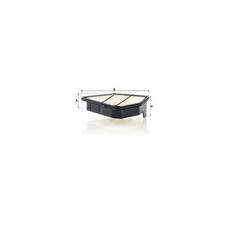 MANN C25028 Air Filter Insert 222mm Length 75mm Height Service Fits Honda CR-V