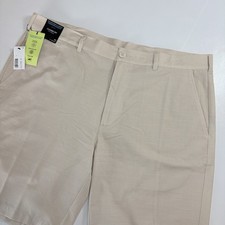 Roundtree Yorke Performance Shorts Men 40 Classic Fit Flat Front 9 Inseam NWT