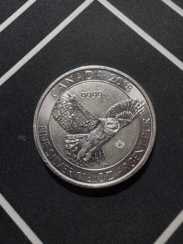 2018 Canada $8 Snowy Owl 1.5 oz .9999 Fine Silver – BU
