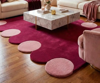 Traditional Modern Rugs Hand Tufted 100% Nz Wool Custom Size & Color Available