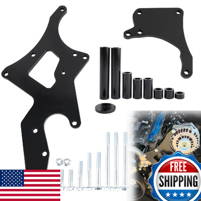 RiAiCiING LS Engine Serpentine Bracket Alternator Power Steering Pump Swap Conve