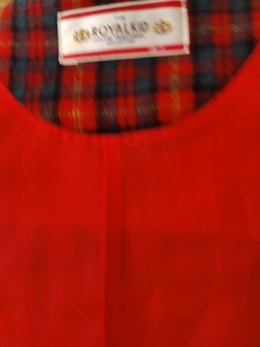 The Royal Kid England Traditional Collection Girls Red Plaid Jacket - Picture 6 of 18