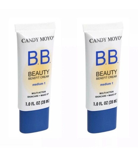 2 Packungen Candy Moyo BB Beauty Benefit Creme, 1 Unze  Shades Medium 1 - Bild 1 von 2
