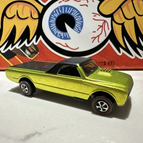 TOUGH 1968 Hot Wheels REDLINE Antifreeze Fleetside US Variant NM Pickup Truck