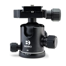 BENRO B1 Friction Ball Head  PU60 Tray - Capacity 14kg / Weight