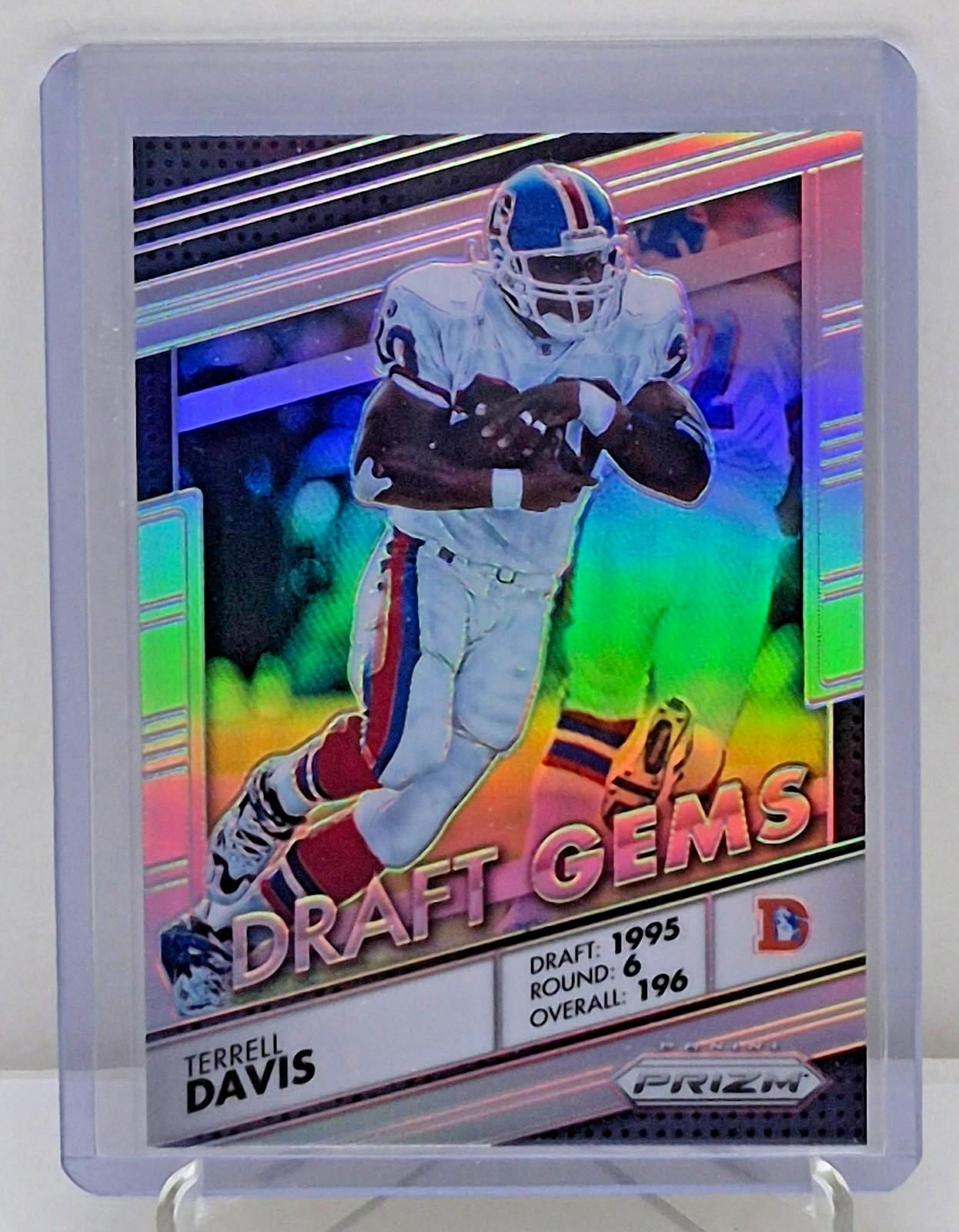 2016 Panini Prizm Terrell Davis Broncos Silver Draft Gems #20