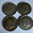 1967 1968x2 1969 Kennedy Silver Half Dollar Coins Lot of 4 Circulated