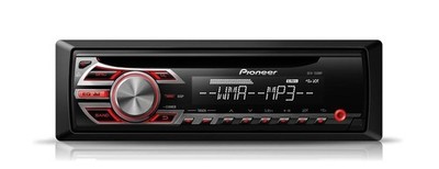 Pioneer DEH-150MP CD RDS Tuner mit WMA/MP3 Wiedergabe und Front 1-DIN, schwarz 