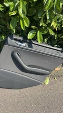 BMW E46 T�rverkleidung Hinten Rechts Stoff Jaqcuard Anthrazit Limo Touring