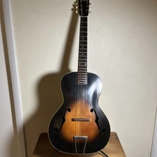 Vintage 1930s Acoustic Guitar Kalamazoo By Gibson Archtop