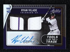 2022 Absolute Tools of the Trade 2 Swatch Signatures 3/199 Ryan Vilade Auto 04g8