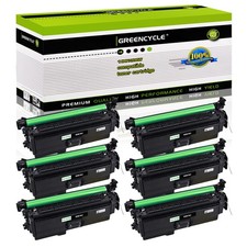 6PK CE260A Black Toner for HP 647A Color LaserJet Enterprise CP4525dn CM4540 MFP