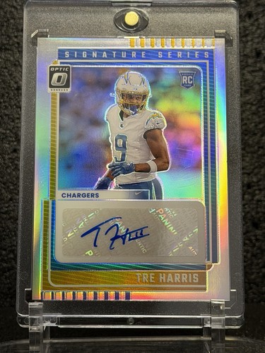 Panini 2025 Donruss Optic Tre Harris Chargers Signature Series Holo RC Auto