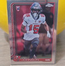 2025 Topps Chrome Tre Johnson Tampa Bay Buccaneers Rookie #256 Base Set