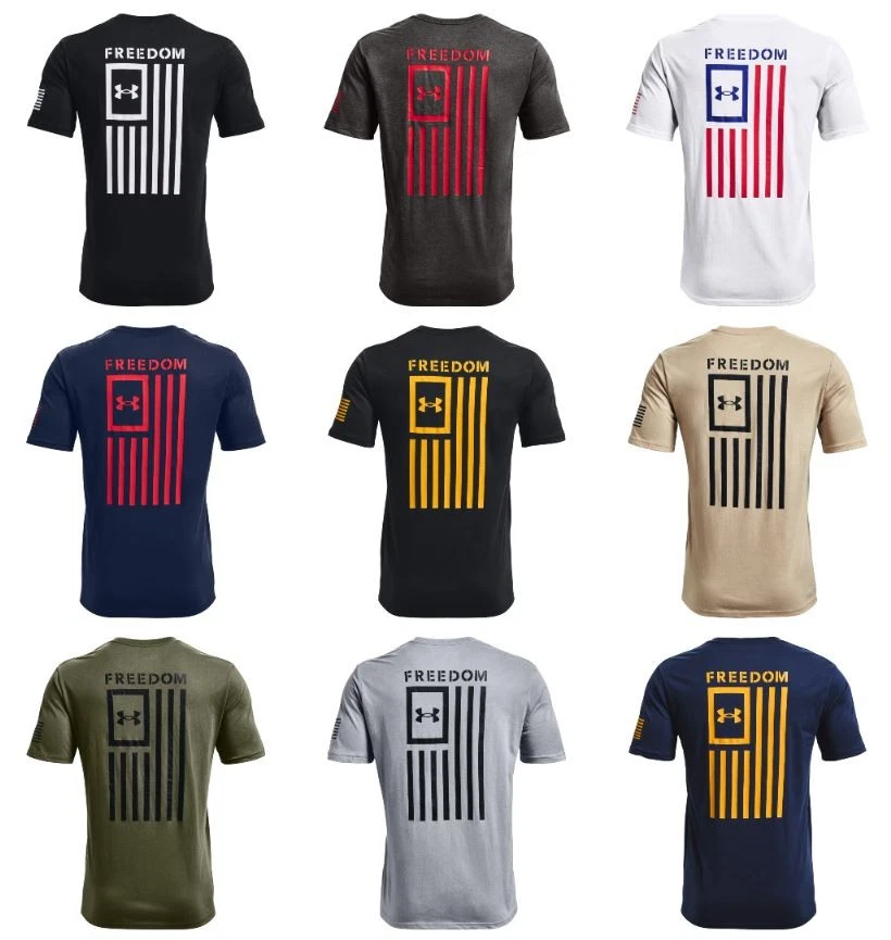 Under Armour 1370810 Men's Athletic UA Freedom Flag T-Shirt Short Sleeve Tee
Opens in a new window o