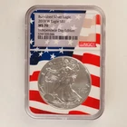 2019 W Burnished American Silver Eagle $1 NGC MS70 Independence Day Edition