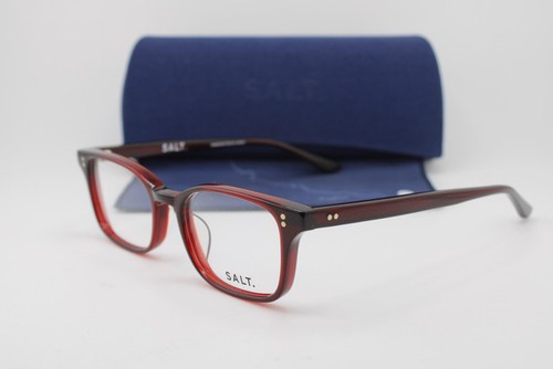 NEW S.A.L.T. SALT LIVINGSTON 47 RDWD DARK RED FADE AUTHENTIC EYEGLASSES 47-18