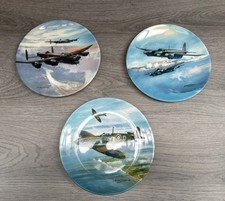 Coalport WW11 RAF Plane Plates x 3No