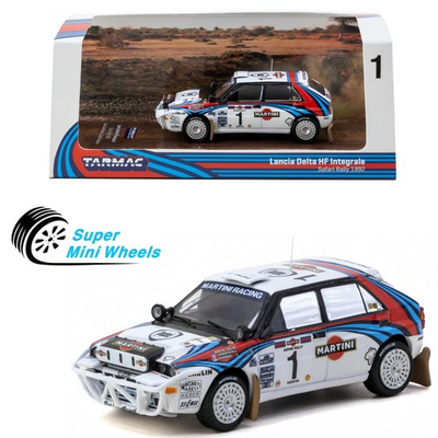 #ad Tarmac Works 1:64 Lancia Delta HF Integrale Safari Rally 1992 #1 $26.99
