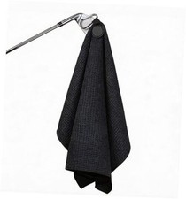 Magnetic Golf Towel with N52 Magnet 60 lbs Pull, Rubber Cover Carabiner