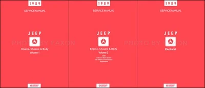 Manual Taller Repuesto Jeep 1989 Wrangler Cherokee Wagoneer Comanche - Imagen 1 de 4