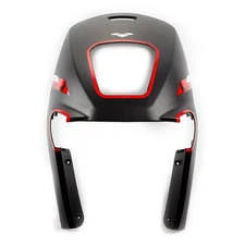 Headlight Surround Panel Matt Black for LJ50QT-N Front Headlight Fairing ABS