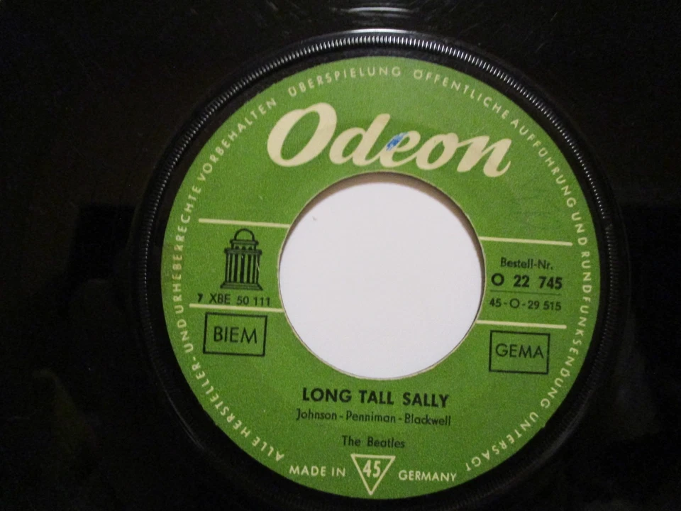 THE BEATLES  7" : LONG TALL SALLY / I CALL YOUR NAME = 1964 oranges Schriftcover - Bild 3 von 4