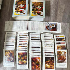 Vintage Simply Delicious Recipe Card Lot 55 Sealed Packs 2 Albums 750+ Cards