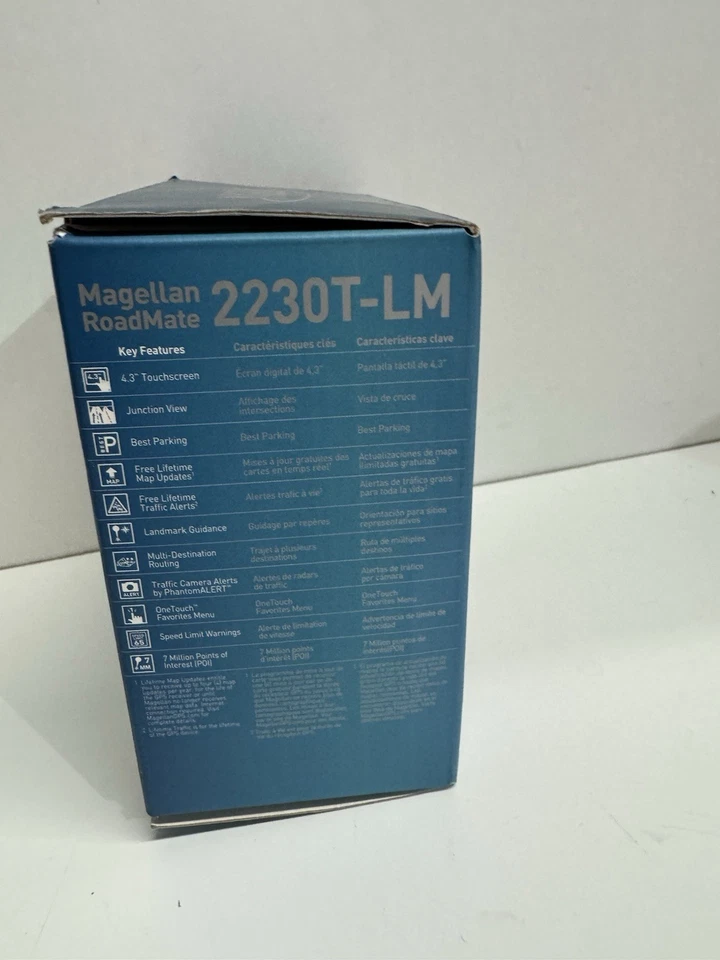 Magellan Roadmate 2230 T-LM Automotive 4” Auto GPS w/ Adaptor TESTED - Image 4 of 4