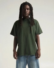 Shakawear Men Forest Max Heavyweight Short Sleeve Tee Shirt 7XL Big Tall Blank T