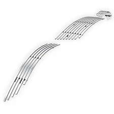 Fits 2006-2013 Chevy Impala LT/LS W/O Fog light Bumper Billet Grille Insert