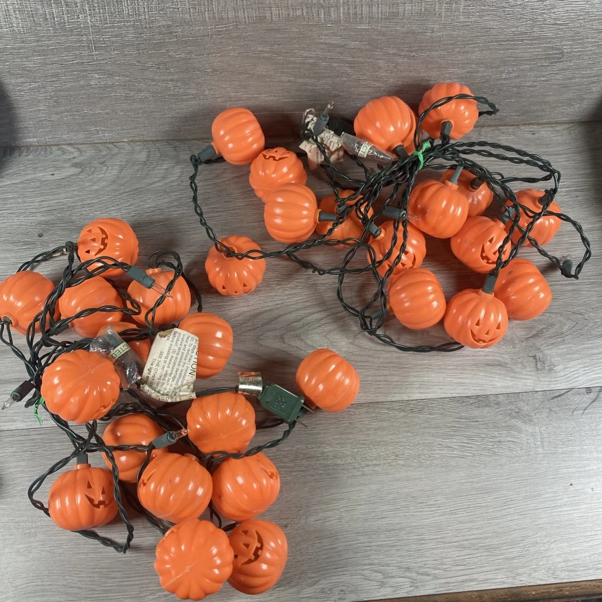 25+ Vintage Blow Mold Pumpkin In Halloween Lights (1960-1990) for