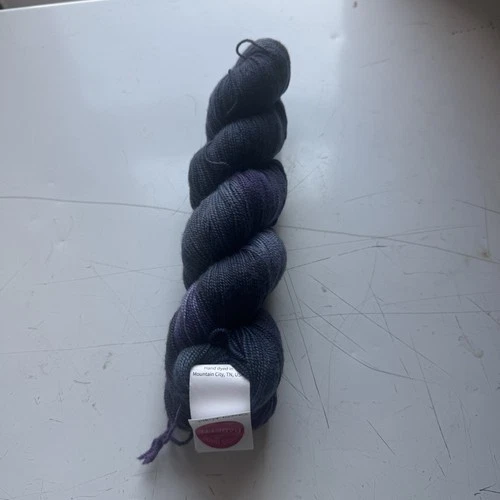 Miss Babs Avon Fingering Yarn Starry Night Babette Merino Silk Skein 490yd - product listing photo