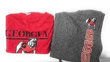 Mens Concepts Sport Univ Georgia Bulldogs NCAA B&T 2 Piece Sleep Shirt & Pants