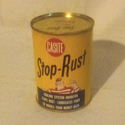 C.A.S.I.T.E. Stop-Rust Cooling System Inhibitor Advertising Can Gas & Oil