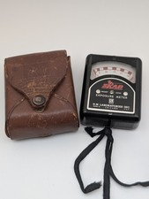 Vintage SKAN Exposure Meter G-M Laboratories Chicago w/ Leather Case