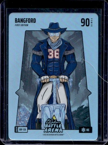 2026 Bo Jackson Battle Arena Wyatt Langford Bangford Blue Foil Ice #BBF-126