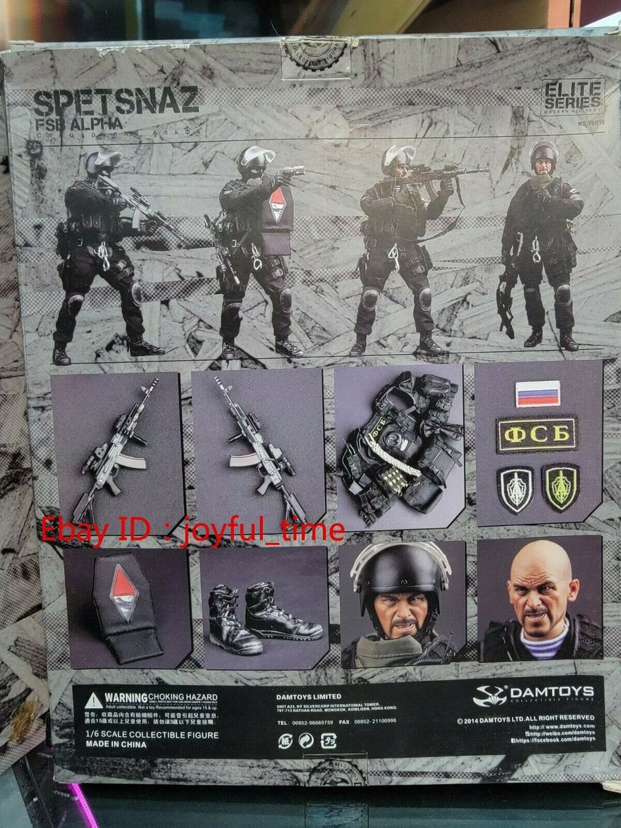 in stock ，DAMTOYS 1/6 Russian Spetsnaz FSB Alpha Group Action