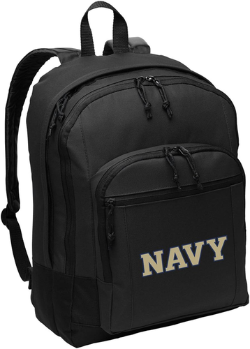 Zaino Accademia Navale STILE CLASSICO USNA Navy zaino manica per laptop - Foto 12 di 12